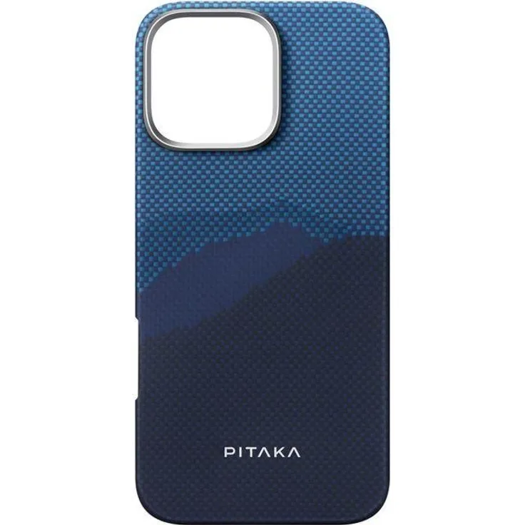 PITAKA Tactile Woven Case StarPeak Over the Horizon, Handyhülle für iPhone 16 Pro, robuste und stylische Gestaltung