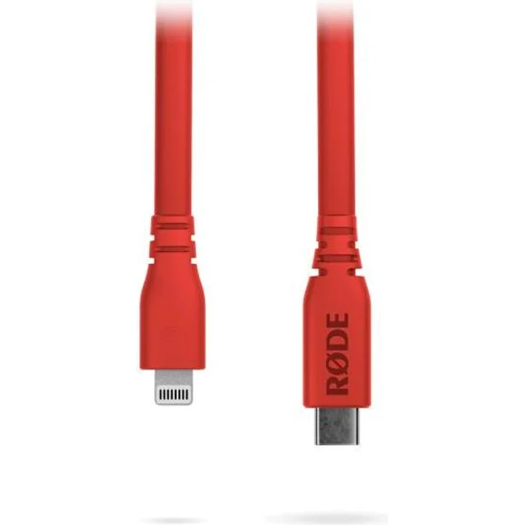 RODE SC19 Red, USB-C auf Lightning Kabel für VideoMic NTG, rot