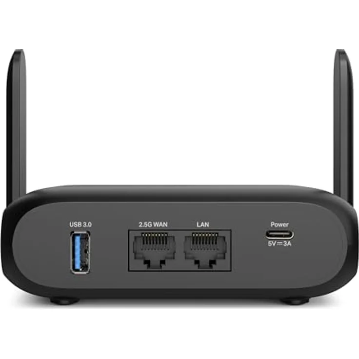 TP-Link TL-WR3602BE Wi-Fi 7 Reise-Router, BE3600 Dual-Band WLAN, 2,5-Gbit/s-WAN, 7 Betriebsmodi, USB 3.0, OpenVPN/WireGuard, Powerbank-Betrieb, WPA3 – Bild 3