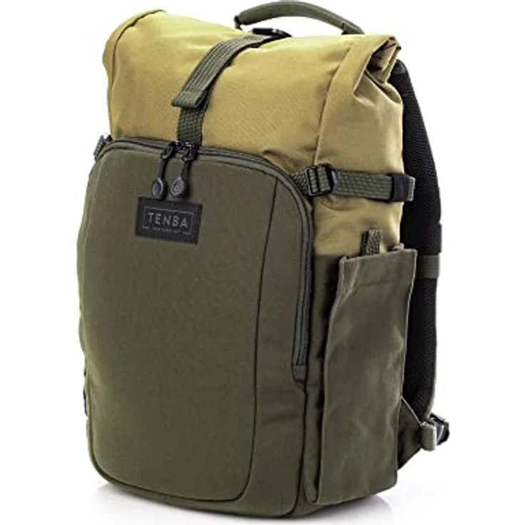 Tenba Fulton V2, Fotorucksack 10 l für DSLR/Kompaktkamera, Rolltop-Design, Grün – Bild 4