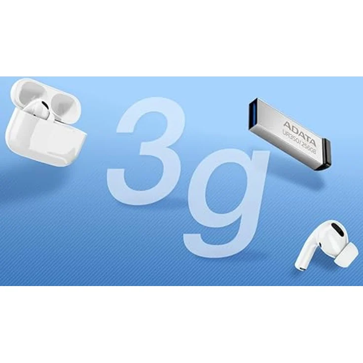 A-Data UR350, USB-Stick mit 64 GB Speicher, USB 3.2 Gen 1, Übertragungsgeschwindigkeit bis zu 100 MB/s, schwarz – Bild 8