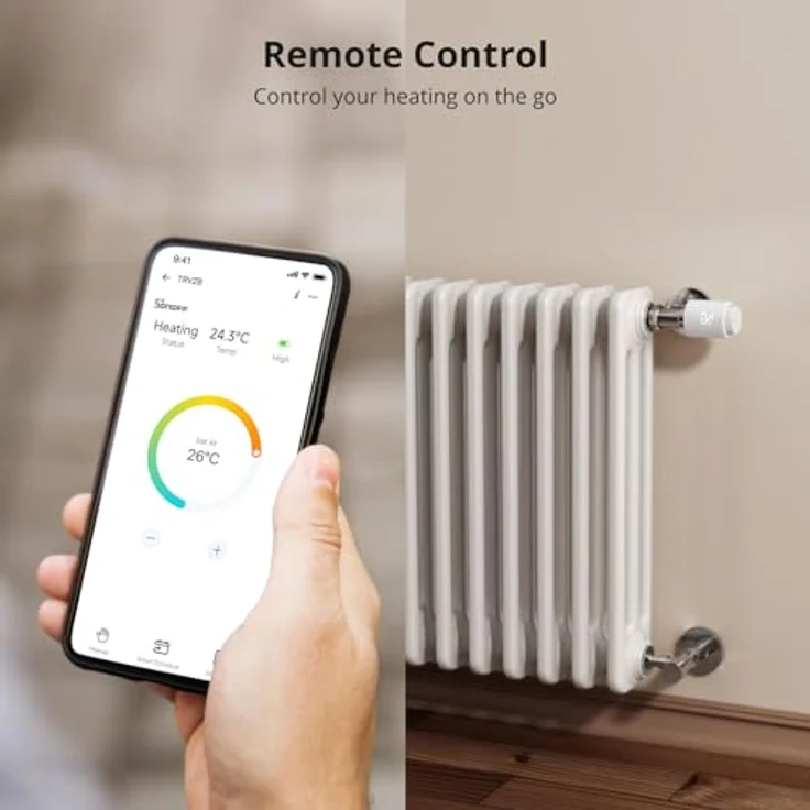 SONOFF Smart Heizkörperthermostat TRVZB, Zigbee Thermostat mit App-Funktion, kompatibel mit Amazon Alexa/Home Assistant, unterstützt Öffnungsverhältnisse von 0-100% – Bild 3