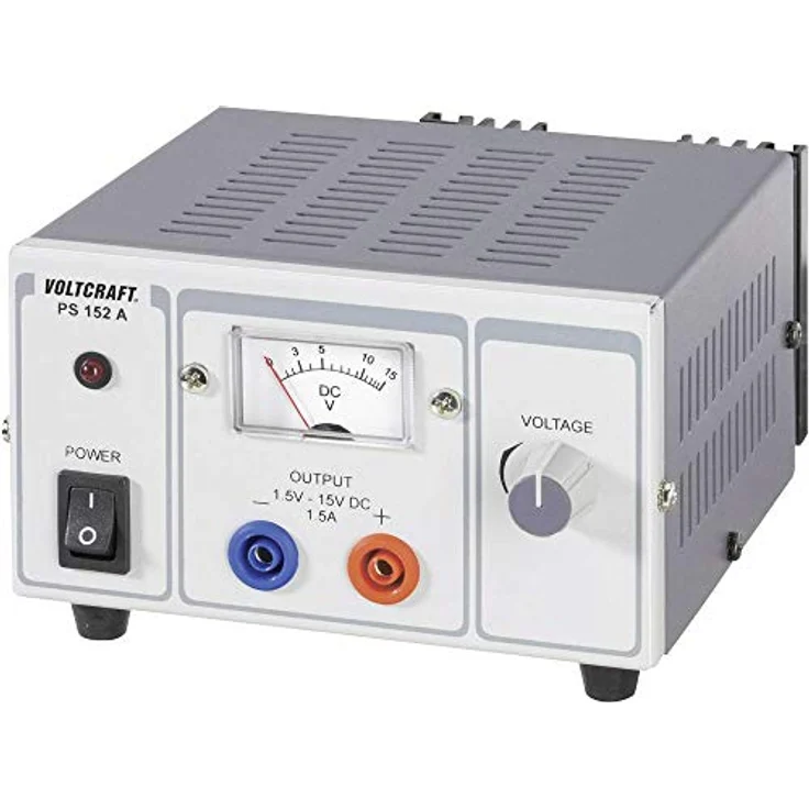 VOLTCRAFT PS-1152 A, Labornetzgerät einstellbar 1.5-15 V/DC, 1.5 A, 22.5 W, 1 Ausgang, Desktop-Ausführung – Bild 2