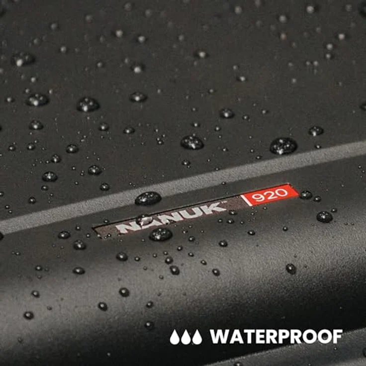 Nanuk Kunststoffkoffer 920, robuster Fotokoffer mit PowerClaw Verriegelungssystem, wasserdicht und staubdicht, Schwarz – Bild 7