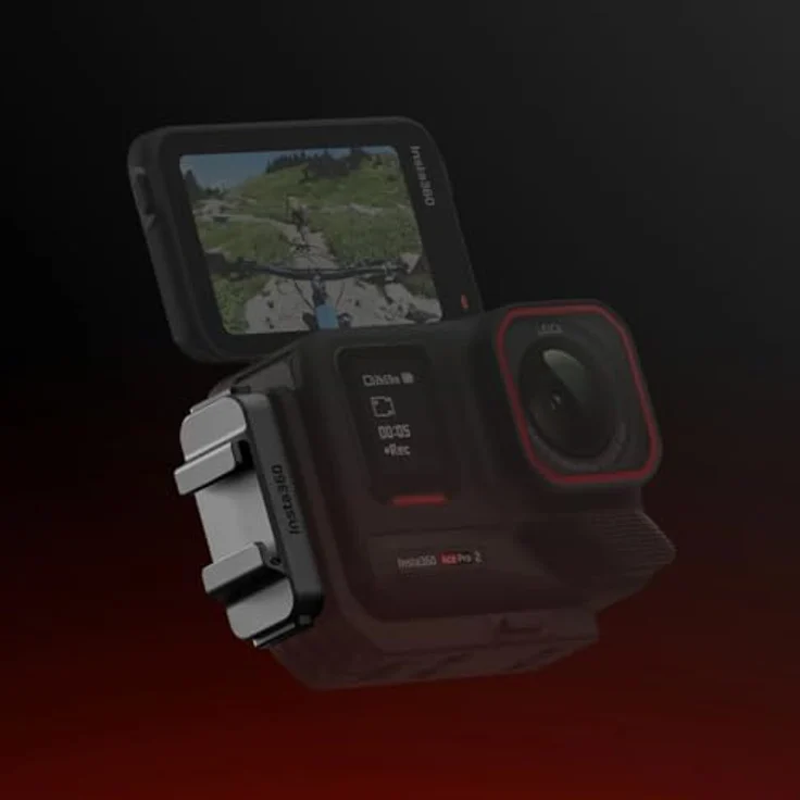 Insta360 Ace Pro 2 Schnellwechsel-Kaltschuh, Innovatives Zubehör für Mikrofone und Lichter, schwarz – Bild 4