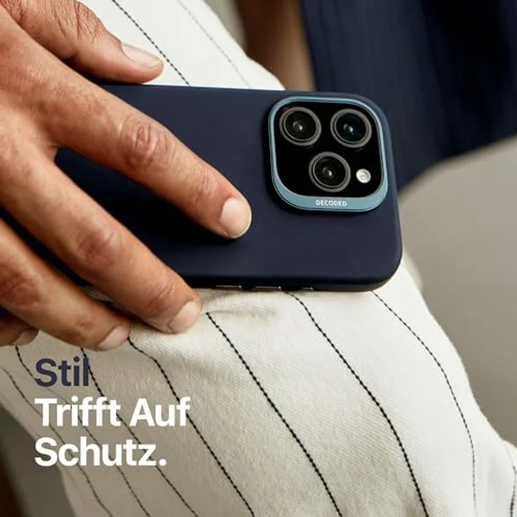 DECODED AntiMicrobial Silicone Backcover für iPhone 16 Pro Max, Schutzhülle mit antimikrobieller Formel und MagSafe-Kompatibilität – Bild 11
