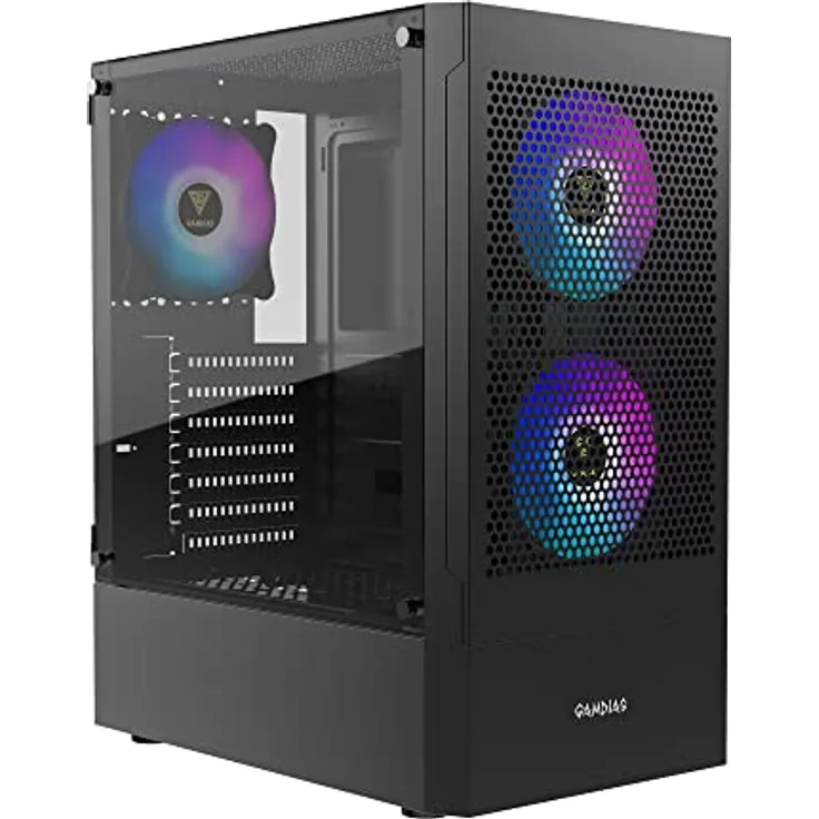 GAMDIAS Talos E3 MESH Gaming Miditower Black