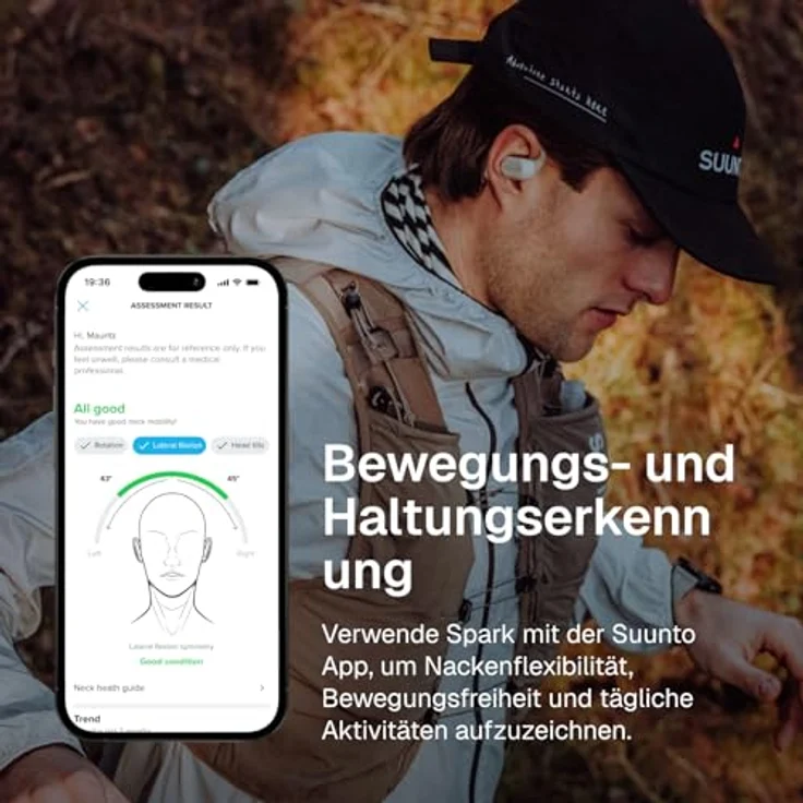 Suunto Sparks (NC, 7 h, Kabellos), Kopfhörer, Schwarz – Bild 4