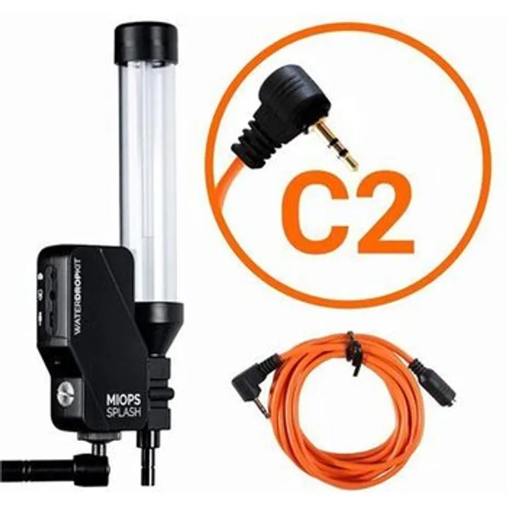 Miops Splash V2 Wassertropfen Pro Kit, vollständige Steuerung für Canon C2, inklusive App und Verlängerungskabel