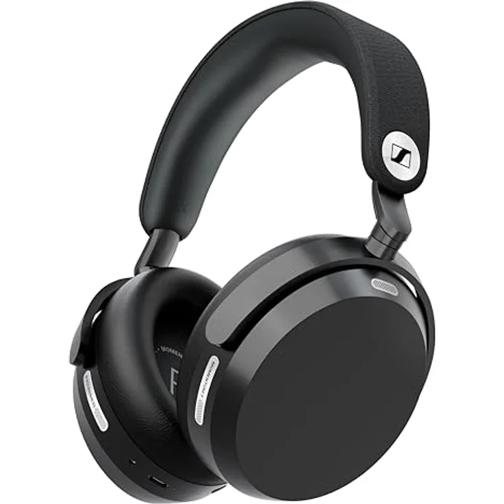 SENNHEISER MOMENTUM 5, Over-ear Kopfhörer mit Noise Cancellation und 57 Stunden Akkulaufzeit, Bluetooth Schwarz