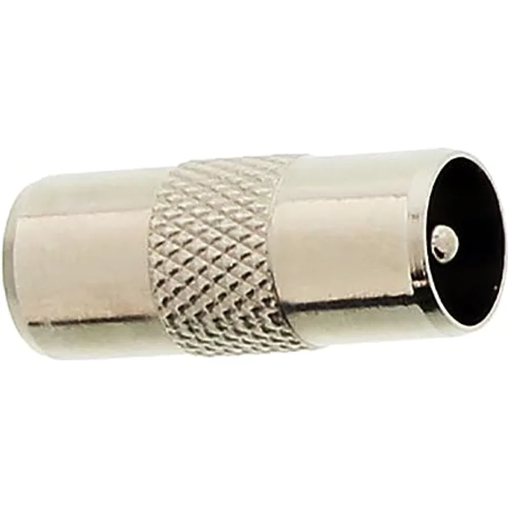 Hama Antennen-Adapter Koax-Stecker, Silber