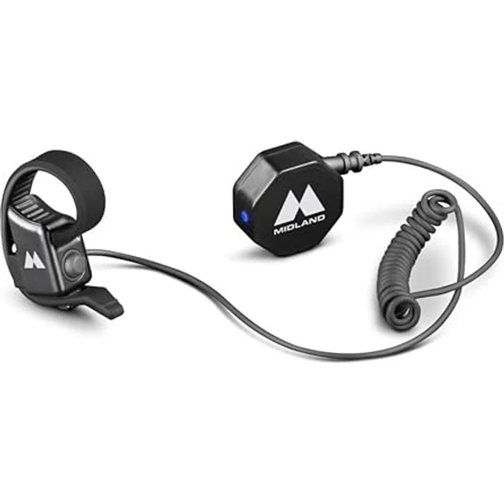 Midland Bluetooth-Sendetaste C1238.01, Lenker Fernbedienung mit LED Statusanzeige für BT Talk App – Bild 1