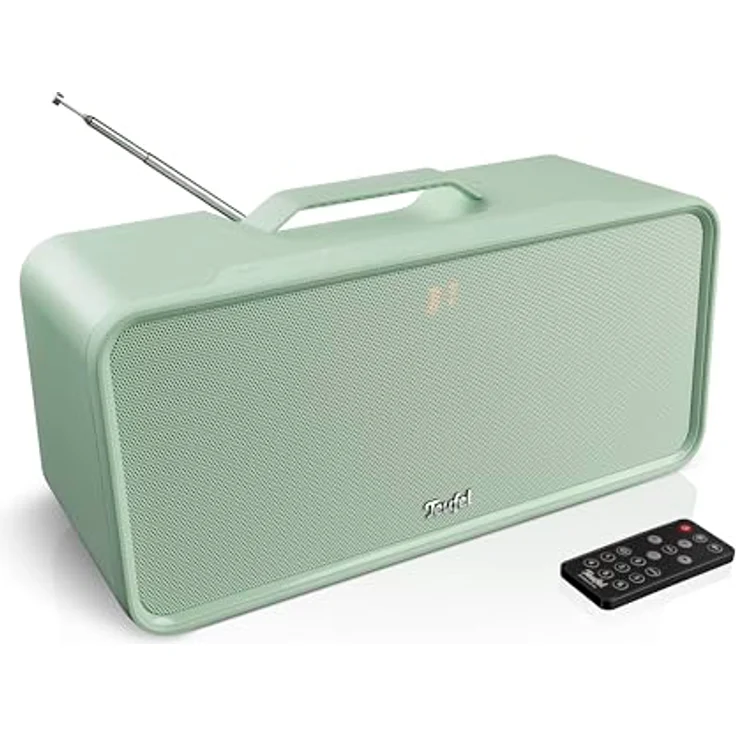 Teufel BOOMSTER 4 Stereo-Bluetooth-DAB+/FM-Soundsystem In- and Outdoor-Speaker bis zu 23 Stunden Akku Mint – Bild 2