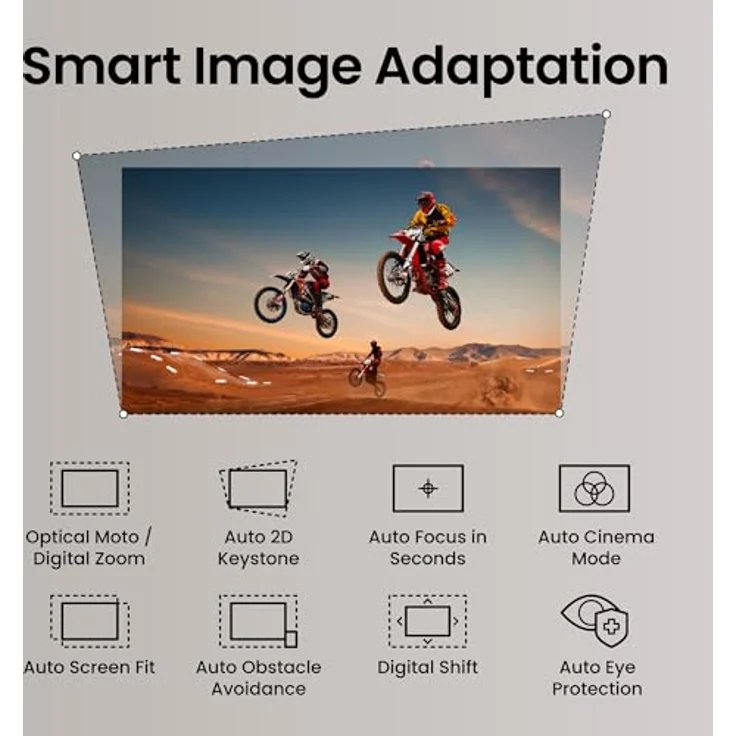 BenQ TK705i 4K HDR Heimkinobeamer, 3000 ANSI-Lumen, Google TV, geringer Input-Lag, 150 Zoll Großbildschirm, HDMI 2.1, Bluetooth, MEMC, HDR 10+ – Bild 3