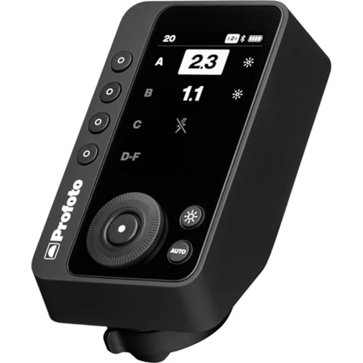 Profoto Connect Pro Canon, Bluetooth Fernauslöser mit 100 Kanälen, intuitivem Display und wiederaufladbaren Akkus, schwarz – Bild 1