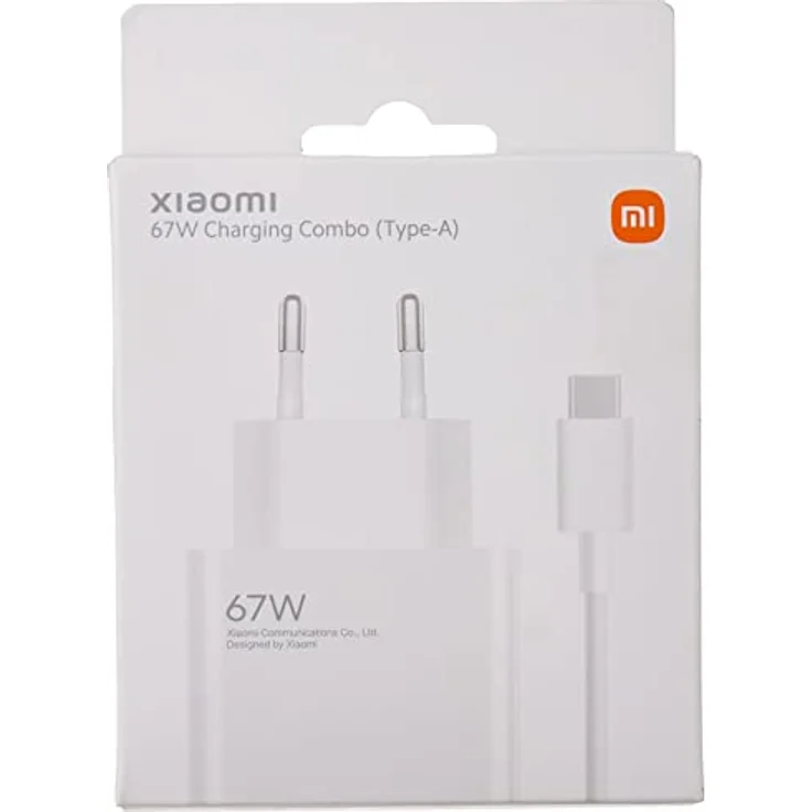Xiaomi Mi Travel Charger Combo Set with USB-A to Type-C Charing Cable 1m, 67W White EU MDY-12-EJ – Bild 2