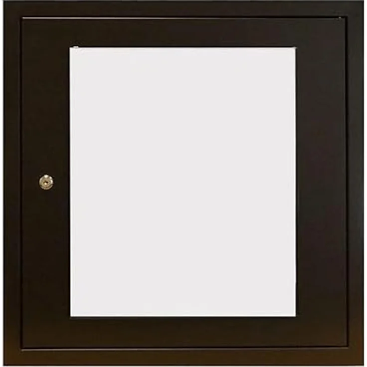 DSIT Wandgehäuse 3HE, Wandschrank mit Glastür, 185mm tief, 600x600mm, inkl. 2 Schlüssel und Schwerlast-Anker – Bild 2