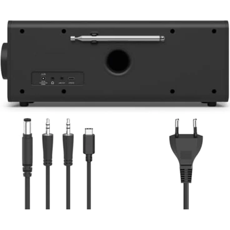 Hama DR2002, DAB+ Radio mit FM, Bluetooth, 4,3" TFT-Farbdisplay und großen Tasten, schwarz – Bild 5