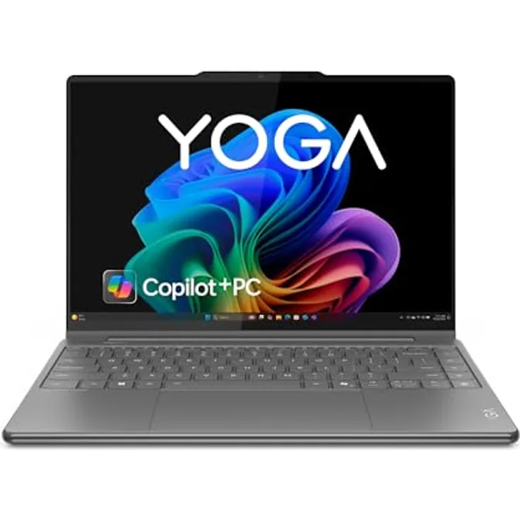 Lenovo Yoga 9 2-in-1 AI Laptop | 14" WQUXGA Touch Display | Intel Core Ultra 7 258V | 32GB RAM | 1TB SSD | Intel Arc Grafik | Windows 11 Home | QWERTZ | Luna Grau | 3 Jahre Premium Care