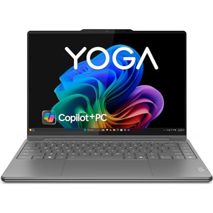 Lenovo Yoga 9 2-in-1 AI Laptop | 14" WQUXGA Touch Display | Intel Core Ultra 7 258V | 32GB RAM | 1TB SSD | Intel Arc Grafik | Windows 11 Home | QWERTZ | Luna Grau | 3 Jahre Premium Care – Bild 1