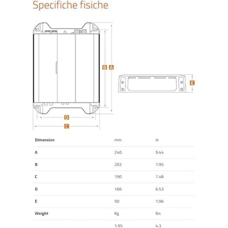 Hertz DIECI DP 2.200 2-Kanal Verstärker, 80 W x 2 RMS, Class-AB-Technik, integrierte Hoch- und Tiefpassfilter – Bild 9