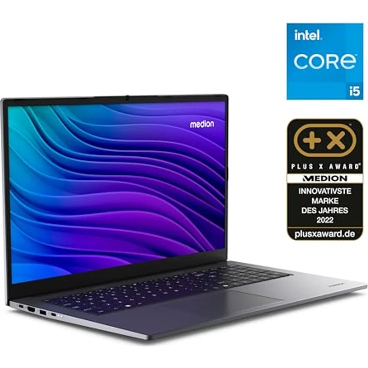 MEDION 43,9 cm (17,3 Zoll Full HD) E17223 Laptop (Intel Core i3 N305, 8GB DDR4 RAM, 512GB SSD, HD Webcam, WLAN, Win 11) – Bild 2