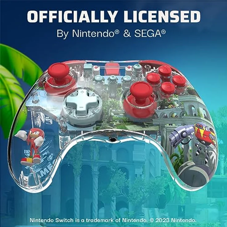 PDP REALMz Wired LED Light-up Pro Controller: Knuckles For Nintendo Switch & Nintendo Switch - OLED Model – Bild 5