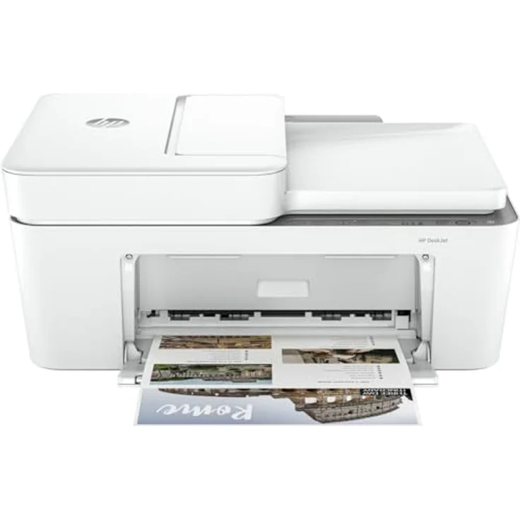 HP DeskJet 4220e Multifunktionsdrucker, mehrfarbig, kompakt und leistungsstark – Bild 1