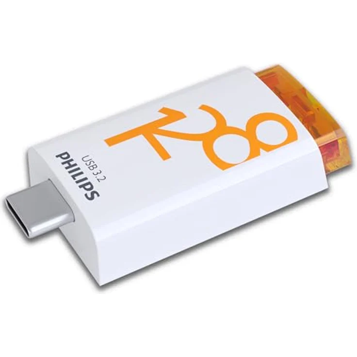 Philips Click Edition USB-C Anschluss USB 3.2 Gen 1 USB-Flash-Laufwerk 128 GB für PC, Laptop, Smartphone, Tablet mit USB-C-Anschluss, Lesegeschwindigkeit bis zu 120 MB/s – Bild 1