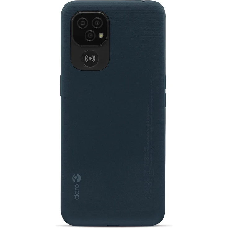Doro 8200, 4G Senioren Smartphone, Noruftaste, Triple Kamera, Android 12 Go, 64 GB Speicher, Hörgerätekompatibilität, blau/schwarz – Bild 4