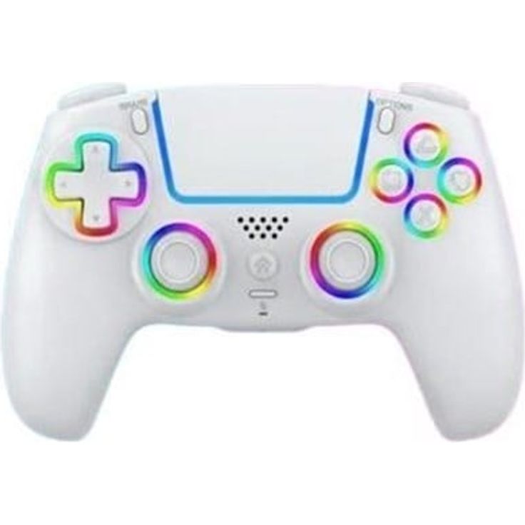 Deep Explorer Pro, kabelloser Controller für PlayStation 5 und PC, wiederaufladbarer 1000-mAh-Akku, weiß