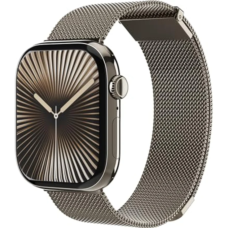 Vonmählen Milanese Loop 2 Armband Watch für Apple Watch, 44/45/46/49 mm, Desert Sand, versandkostenfrei – Bild 1