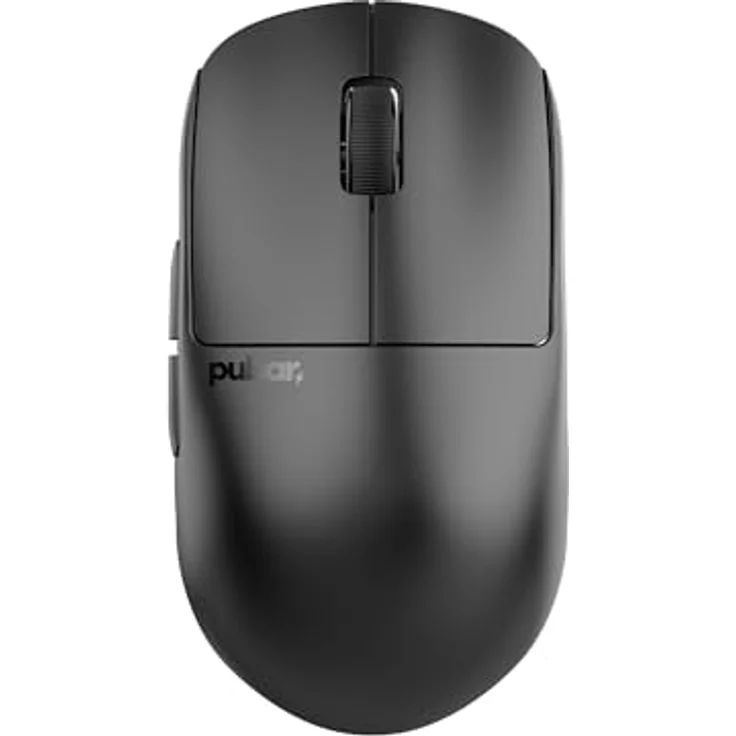 Pulsar Gaming Gears X2H v3, Kabellose Gaming-Maus, ultraleicht mit 32000 DPI, 750 IPS, XS-1-Sensor, symmetrisch, 8K-kompatibel, Schwarz – Bild 1