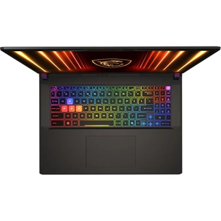 MSI Vector 17 HX AI Gaming-Laptop, 17" QHD+ 240 Hz Display, Intel Core Ultra 9 275HX, NVIDIA GeForce RTX 5080, 32 GB RAM, 2 TB SSD, Windows 11 Home, QWERTZ Tastatur, Cosmos Grau – Bild 4