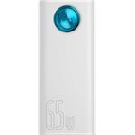 Baseus Amblight Digital Display (30000 mAh, 65 W, 65 Wh), Powerbank, Weiss