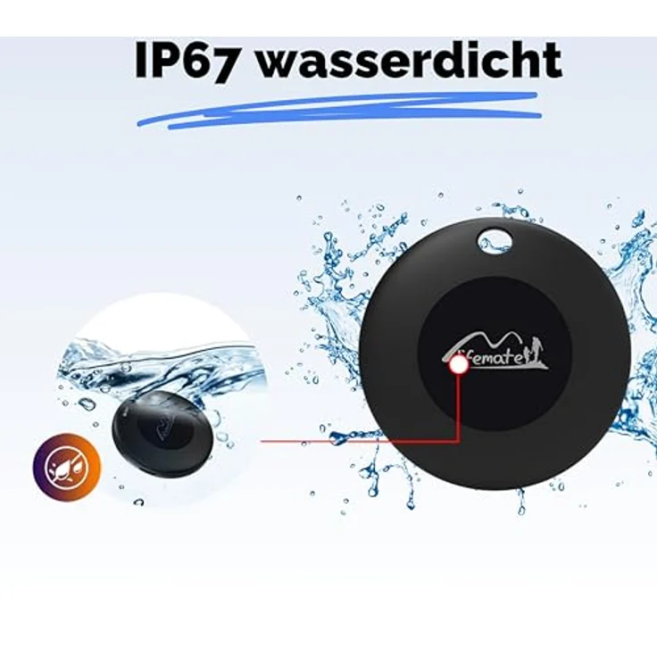 Lifemate Life Tag Bluetooth-Tracker, 8er-Pack für Apple Find My, vielseitiger Schlüsselfinder mit Verlustmodus und Signalton – Bild 5