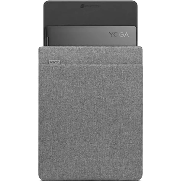 Lenovo Yoga Laptophülle|16 Zoll|Magnetverschluss|schlank & leicht, aus recycelten Materialien|Separates Zubehörfach|grau – Bild 4
