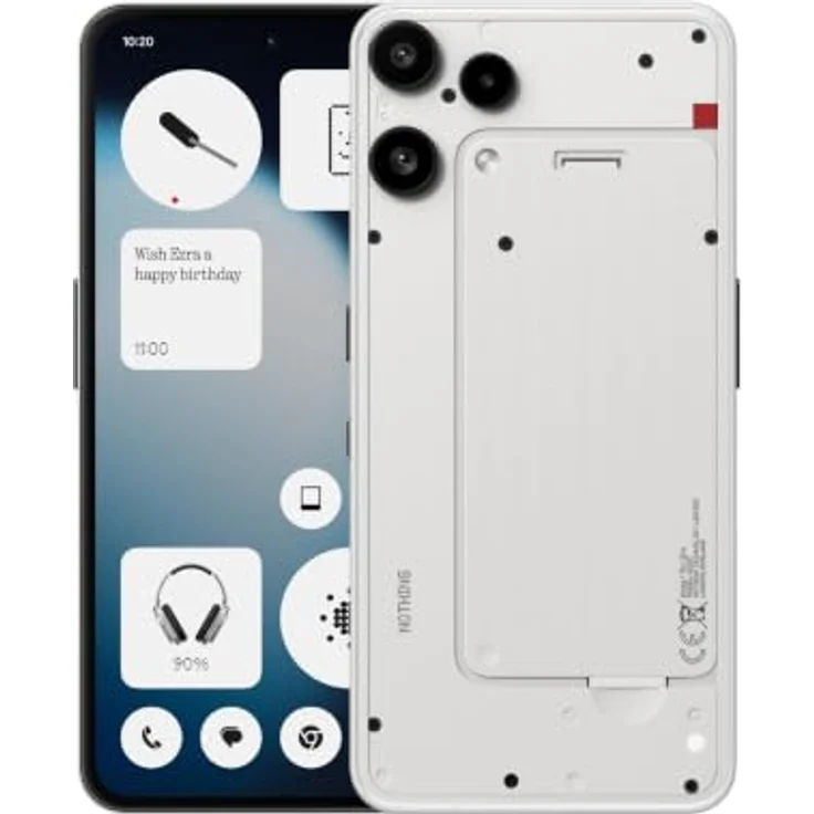 NOTHING Phone (3a) Lite 128 GB Weiß – AMOLED, Glyph-Light, 50 MP Kamera, 5000 mAh, Dual SIM, IP54 – Bild 1
