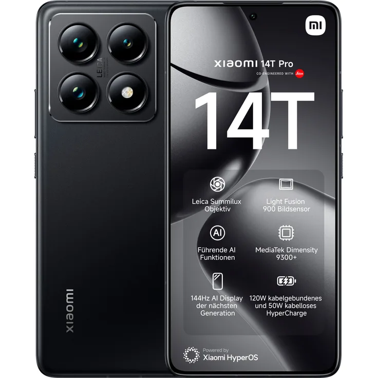Xiaomi Xiaomi 14T Pro 512GB Smartphone (16,94 cm/6,67 Zoll, Leica Optik, 50 MP Kamera)