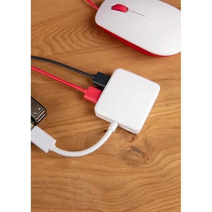 Raspberry Pi USB 3.0 Hub, Vier Downstream-USB-3-Typ-A-Anschlüsse in Schwarz – Bild 3