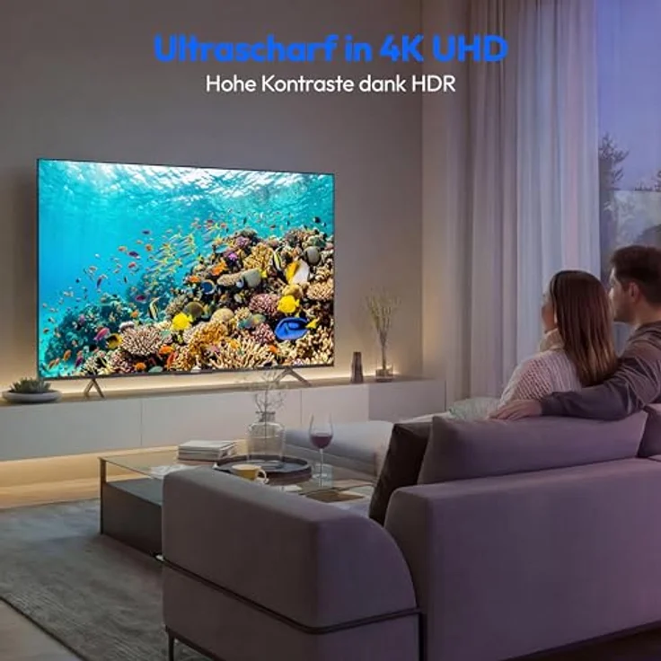 MEDION MD 865302, 163,9 cm (65 Zoll) UHD Smart-TV mit Dolby Vision HDR, Dolby Atmos, HBO Max, MagentaTV, Prime Video, Disney+, DAZN und PVR-Funktion – Bild 3