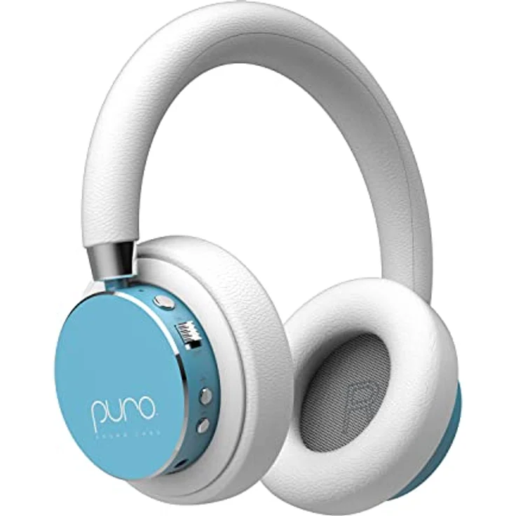 Puro Sound Labs BT2200-Plus Lautstärkebegrenzende Bluetooth-Kopfhörer für Kinder - Sicherere Kopfhörer für Kinder - Studio-Qualität und Geräuschisolierung – Türkis – Bild 1