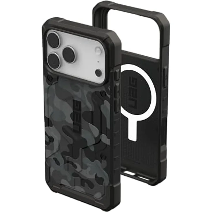 UAG Pathfinder SE MagSafe Hülle für Apple iPhone 17 Pro Max, Grau, Premium-Schutz