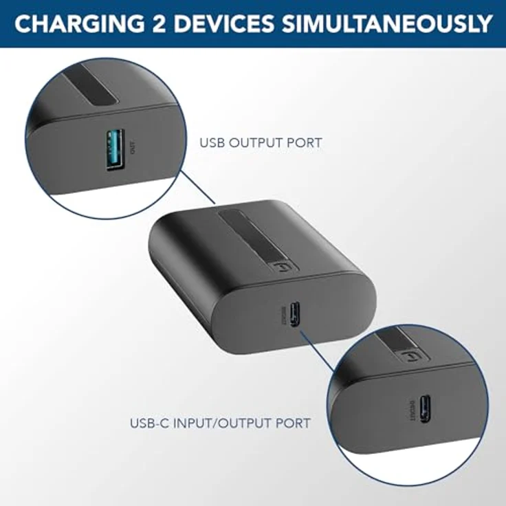 Cellularline Powerbank THUNDER 10000 mAh, schwarz – Bild 5