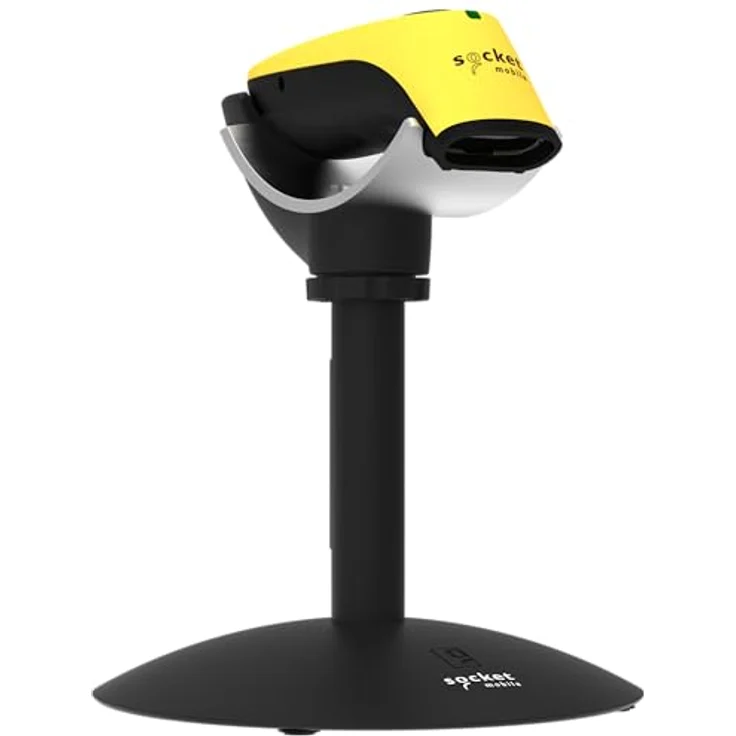 Socket SocketScan S720, tragbarer Barcode-Scanner für 1D- und 2D-Barcodes, kabellos, Bluetooth, hochauflösend, gelb – Bild 2