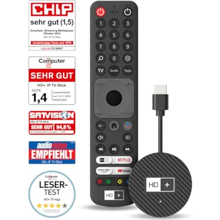 HD PLUS IP TV-Stick (Schwarz) – Bild 2