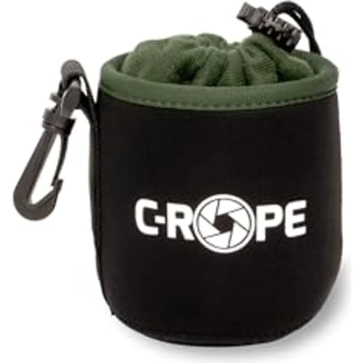 C-Rope Neopren Objektivbeutel mit Fleece-Fütterung, Größe S, wasserabweisend und vielseitig einsetzbar – Bild 1