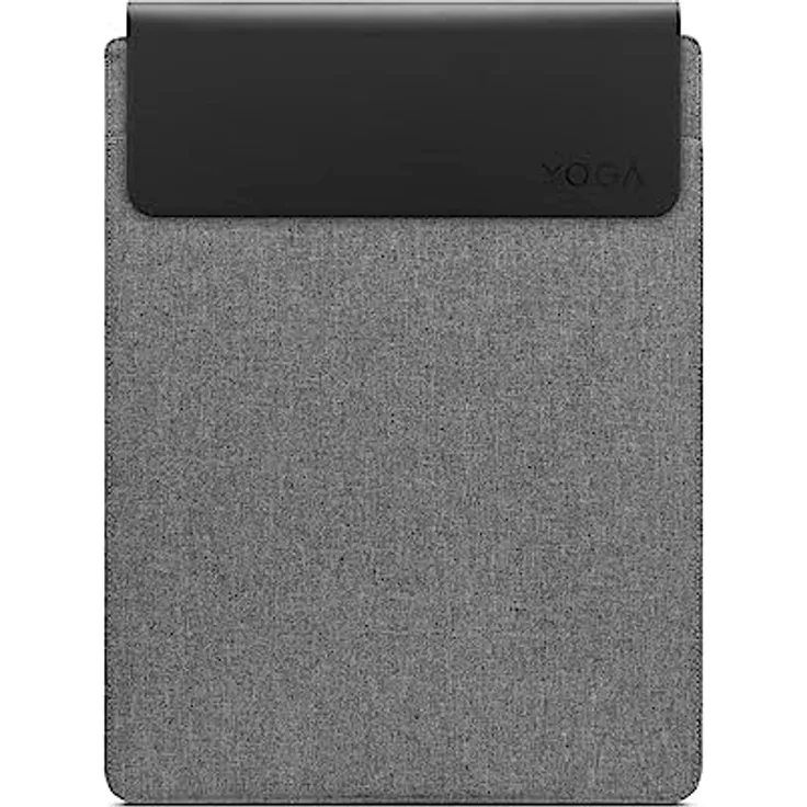 Lenovo Yoga Laptophülle|16 Zoll|Magnetverschluss|schlank & leicht, aus recycelten Materialien|Separates Zubehörfach|grau