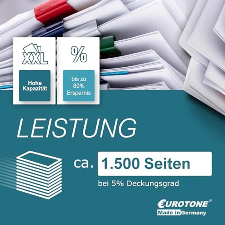 Eurotone Toner CB435A 35A, kompatibel für HP LaserJet P1005 P1006 P1007 P1008, Schwarz, ca. 1.500 Seiten Reichweite – Bild 3