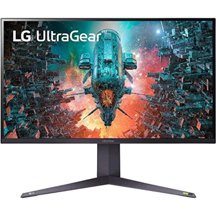 LG Electronics 32GQ950, Ultragear Gaming-Monitor 31,5 Zoll (IPS-Panel mit 1 ms GtG, 3840 x 2160, 160 Hz, 1000 cd/m², augenschonend, übertaktbar, Black Stabilizer), Schwarz